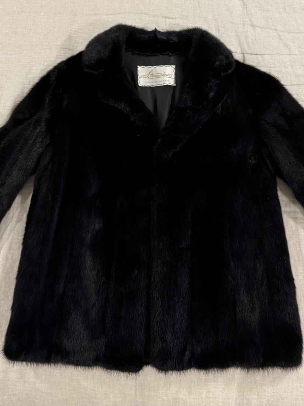 Vintage Black Mink Jacket